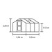  Royal Well | Tuinkas Compact 50 met PC 10 mm | Antraciet 207355-01